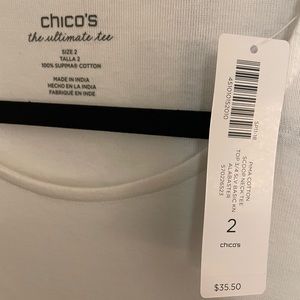 NWT Chico’s “The Ultimate Tee